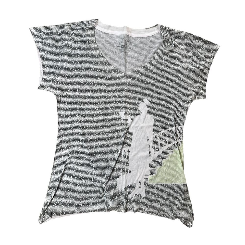 Double Sided Lithograph T-Shirt The Great Gatsby by F Scott Fitzgerald Size XL